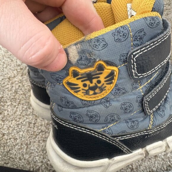 Geox Toddler Boys Winter Boots Size 8 Blue - Picture 10 of 10
